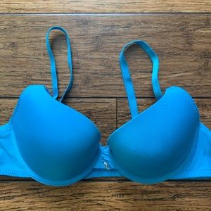 Fude Intimates & Sleepwear - Turquoise Double Clasp Demi Coverage Bra 38B Fude Intimates & Sleepwear - Turquoise Double Clasp Demi Coverage Bra 38B